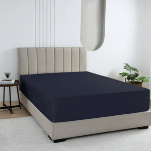 Majestic Fitted Sheets - Navy
