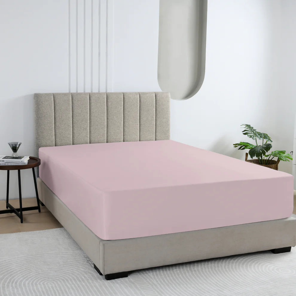 Majestic Fitted Sheets - Light Pink