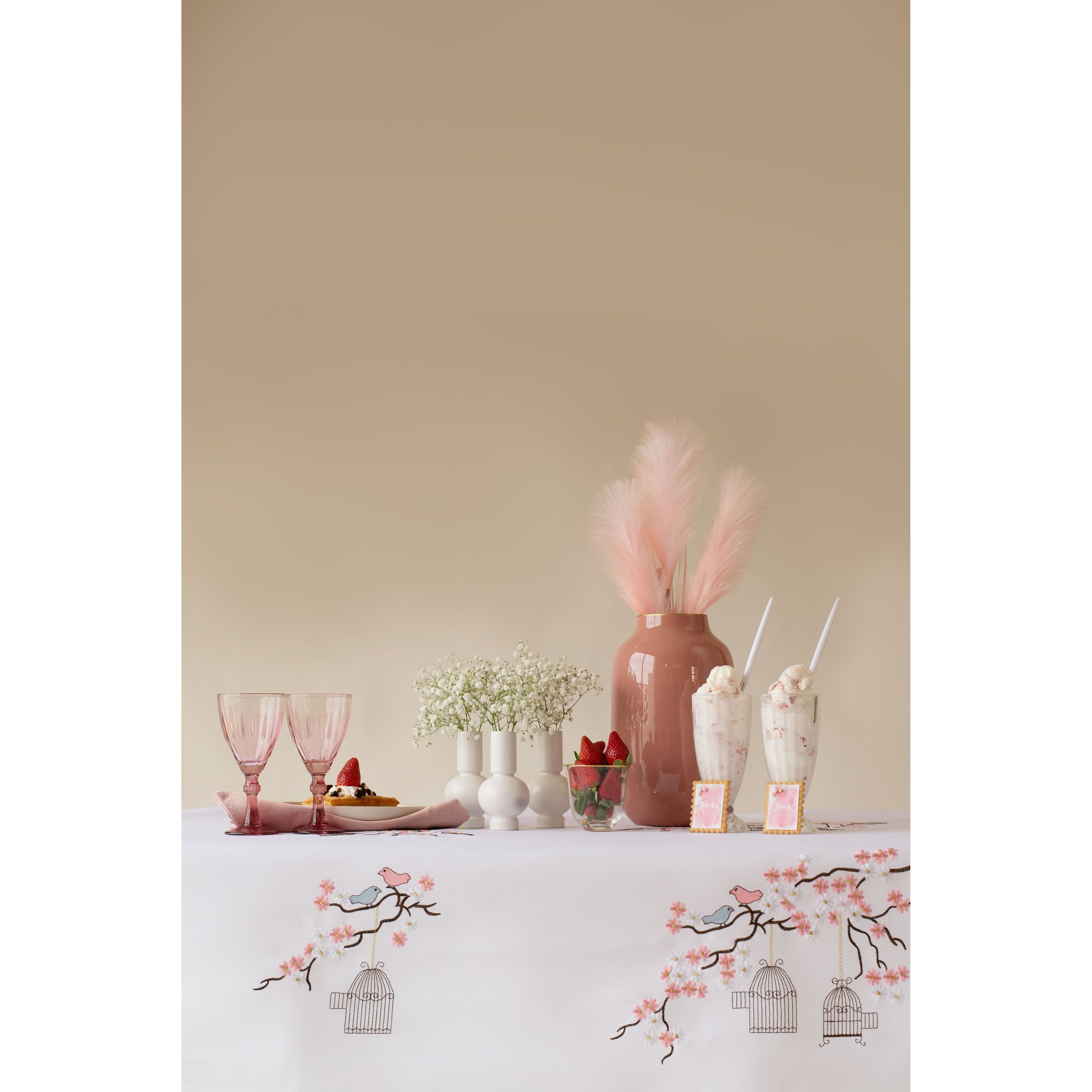 Bird Cages Tablecloth