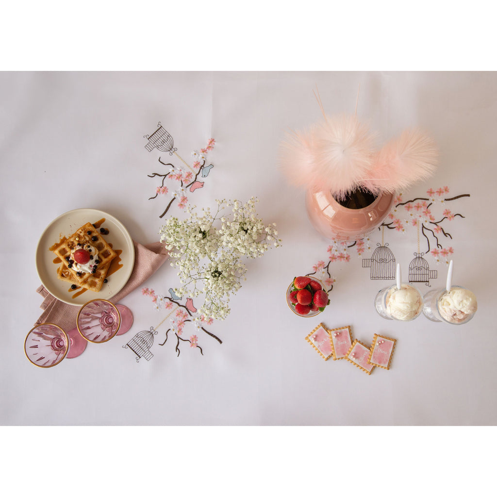 Bird Cages Tablecloth