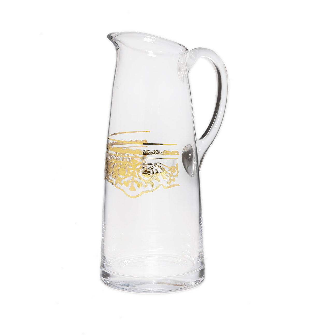 Pitcher with Gold Artwork