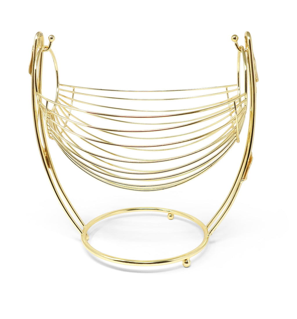 Gold Wire Decorative Basket, 13"