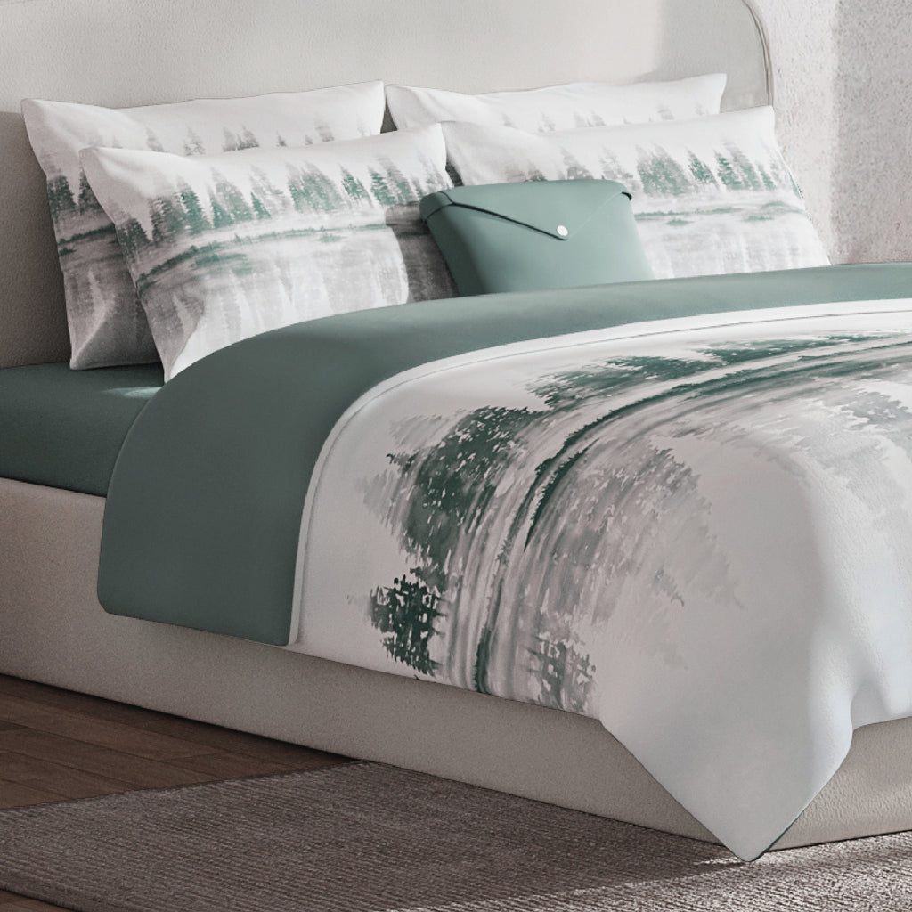 The Callie Duvet Cover Bedding Set - Forest
