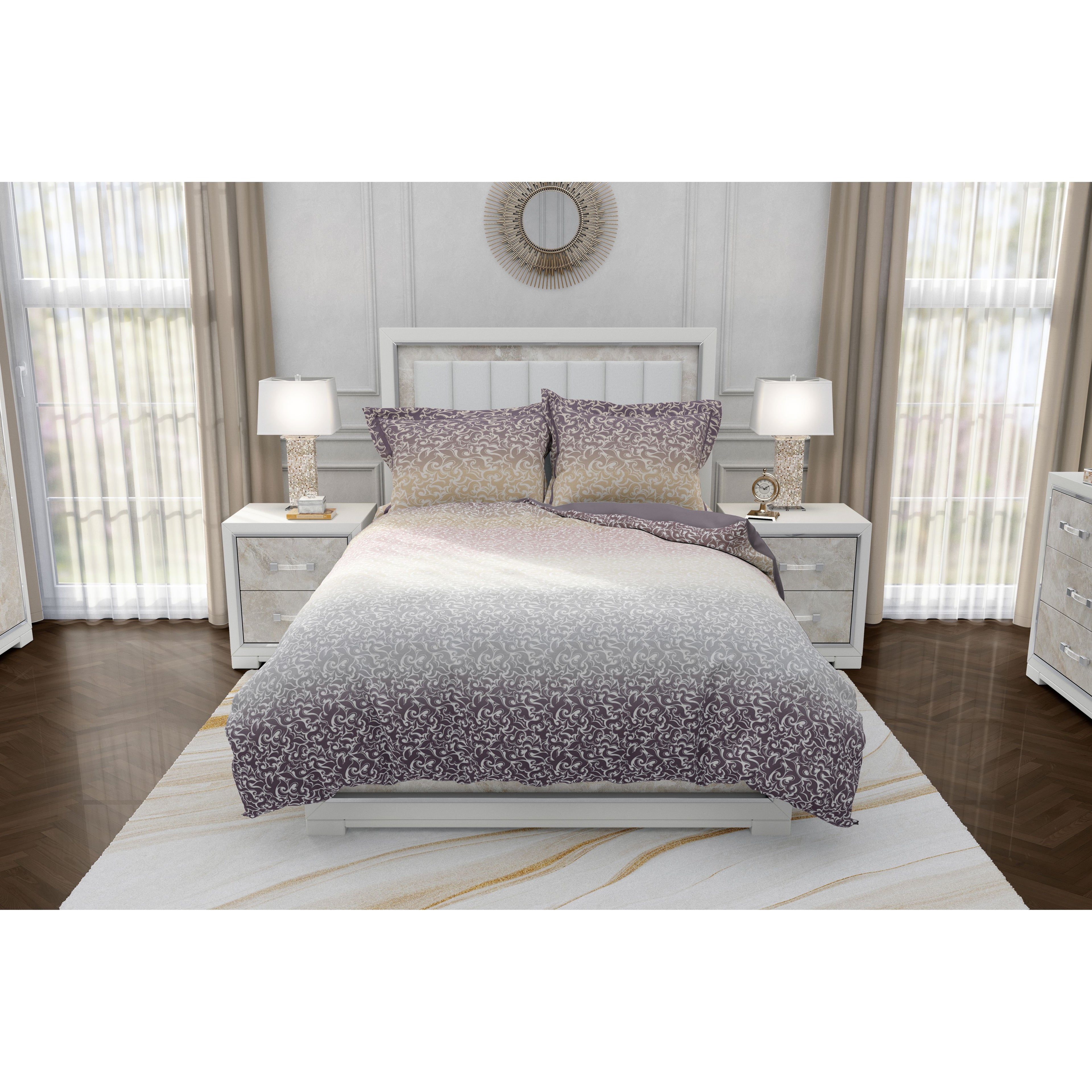 The Caribbean Velvet Duvet Cover Bedding Set