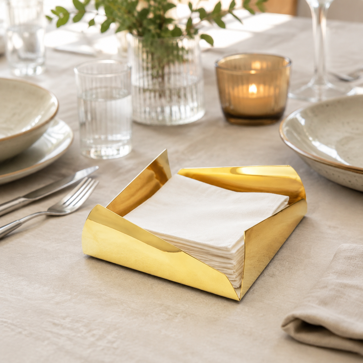 Stainless Steel Square Tray, 7"