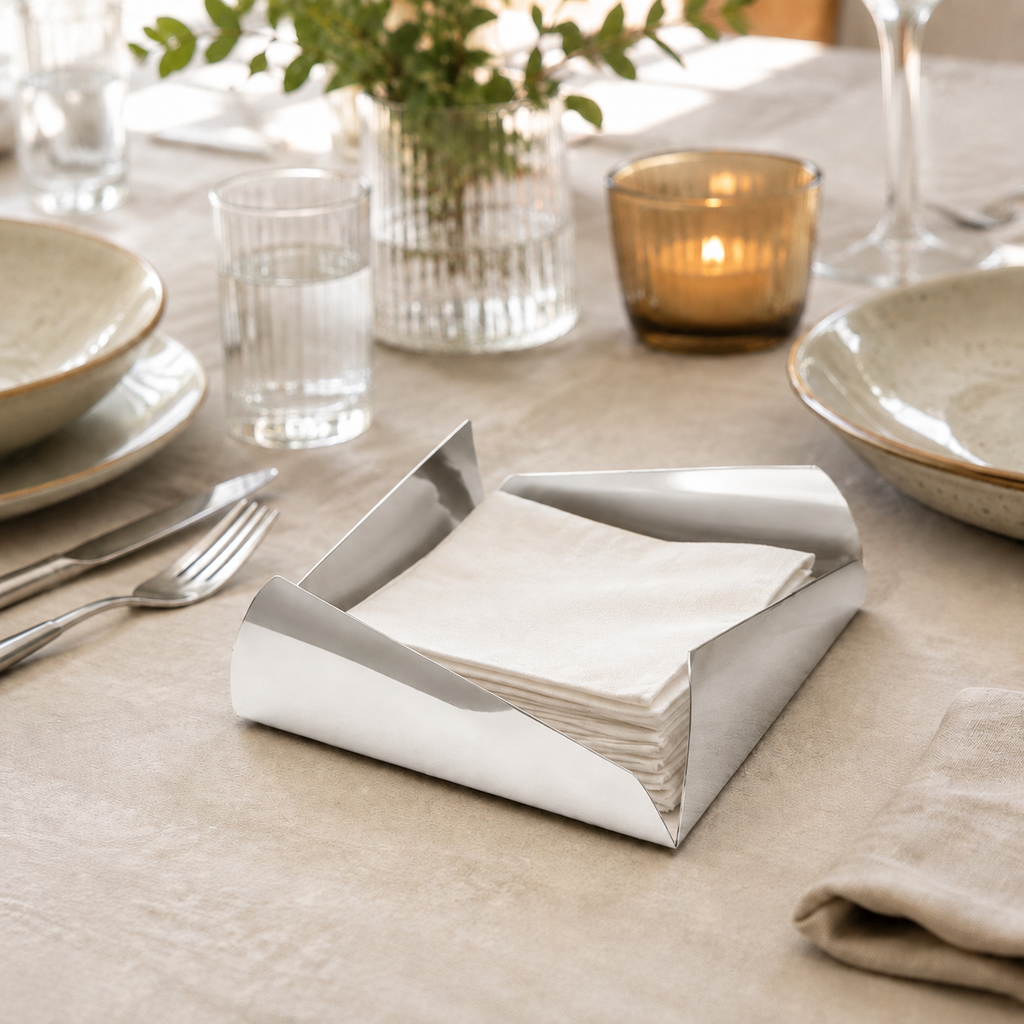 Stainless Steel Square Tray, 7"