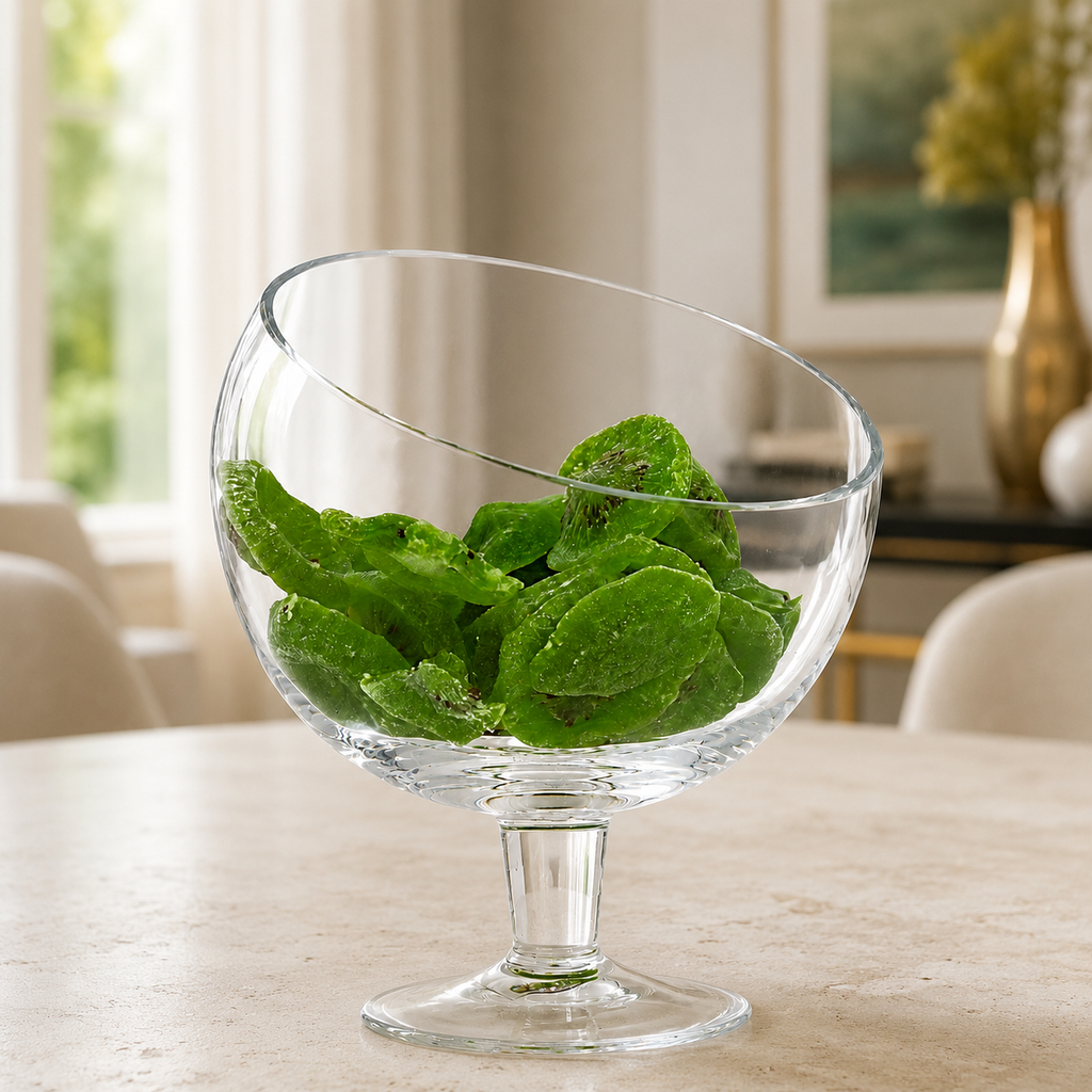 Liscio Ottico - Slant Footed Bowl (2 Sizes)
