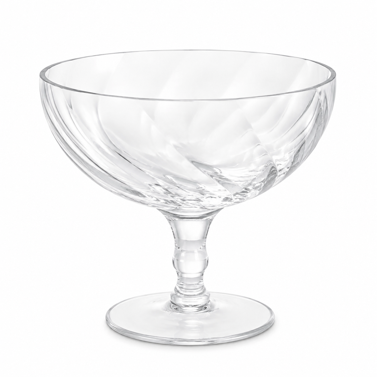 Liscio Ottico - Big  Footed Fruit Bowl - 9.5"