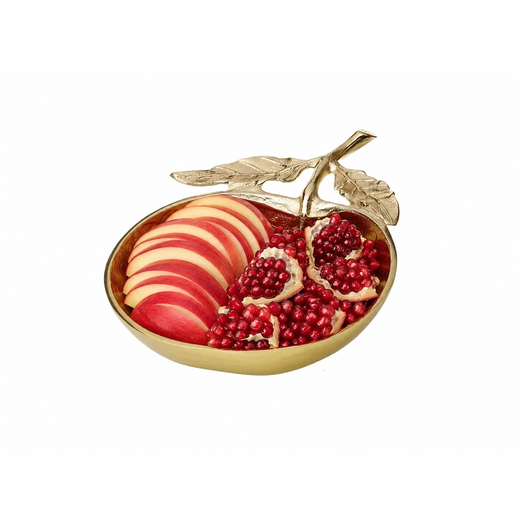 Gold Leaf Dish - 8.25"L