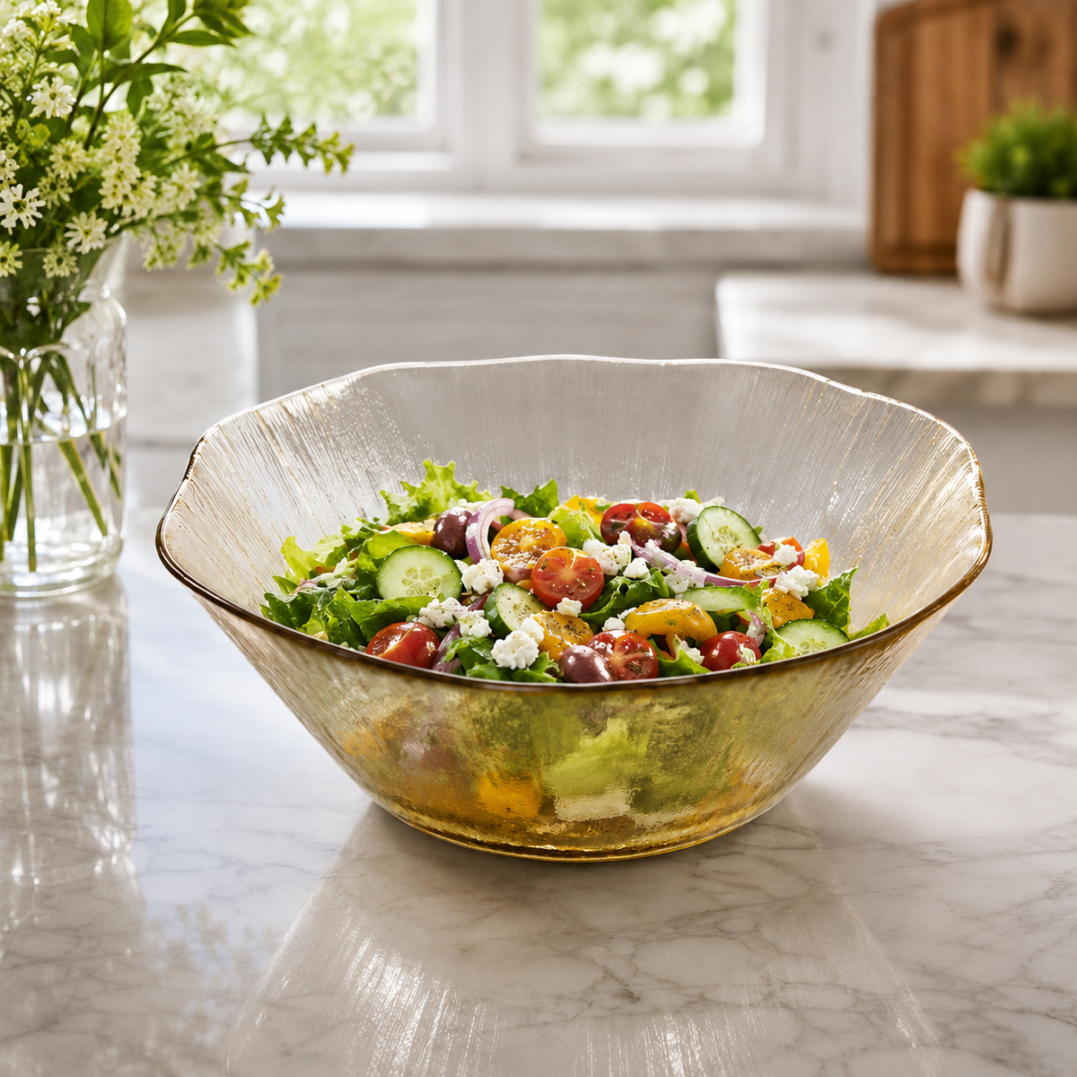 Set of 4 Organic Shaped Soup Bowls