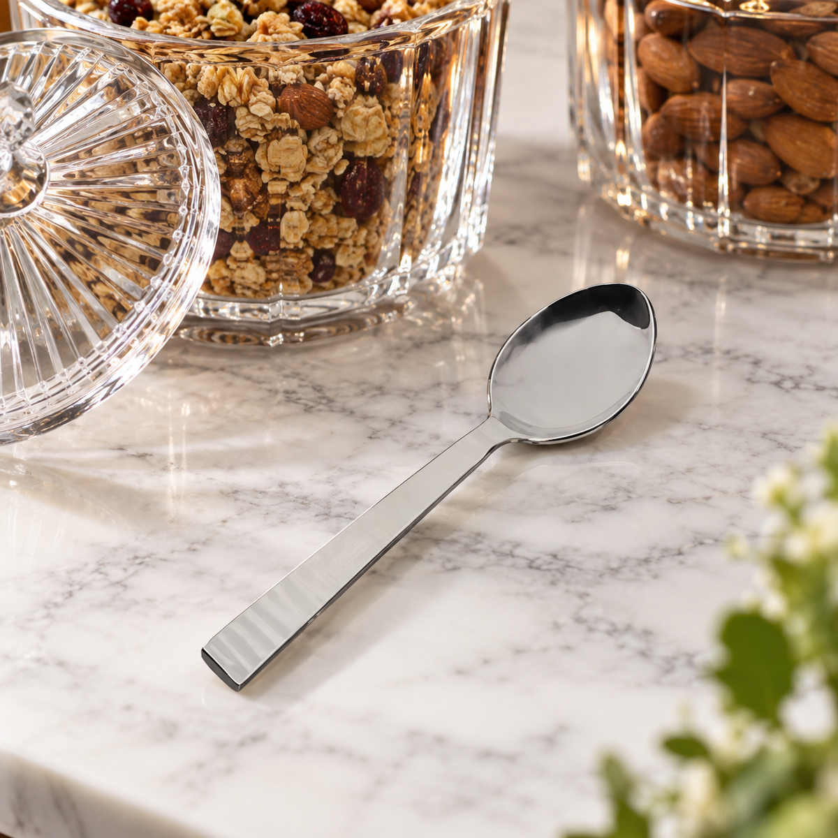 Nickel Spoon for Container Bowls