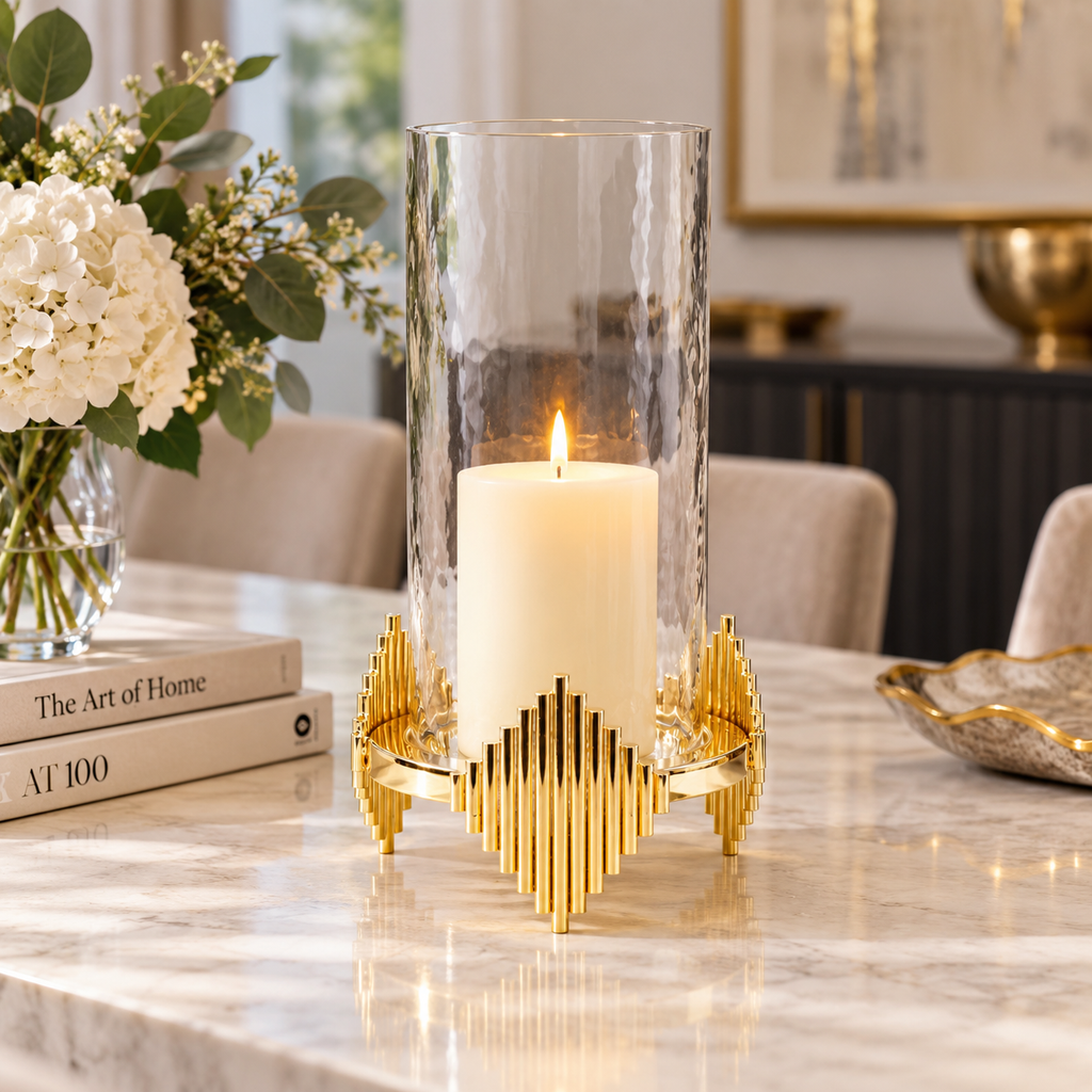 LG Gold Design Candle Holder