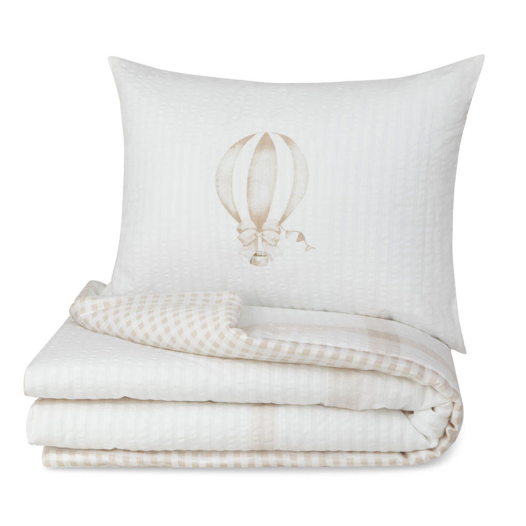 The Emma Duvet Cover Bedding Set - Biscuit