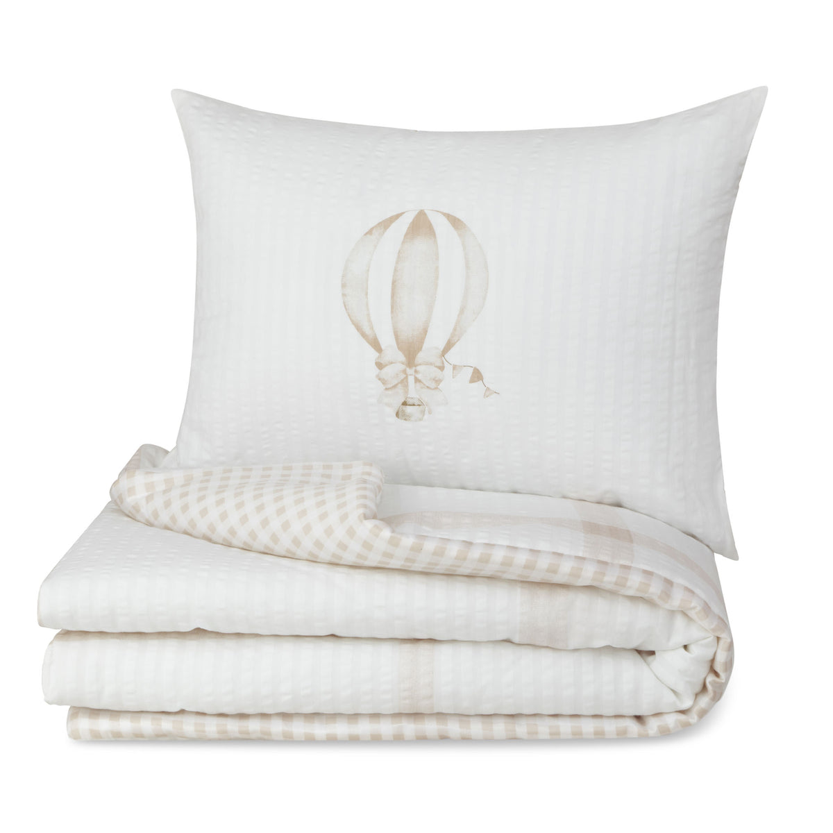 The Emma Duvet Cover Bedding Set - Biscuit