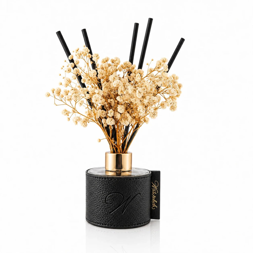 Black Leather Bloom Diffuser