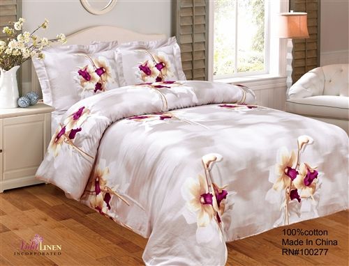 Orchid Elegance Duvet Cover Bedding Set