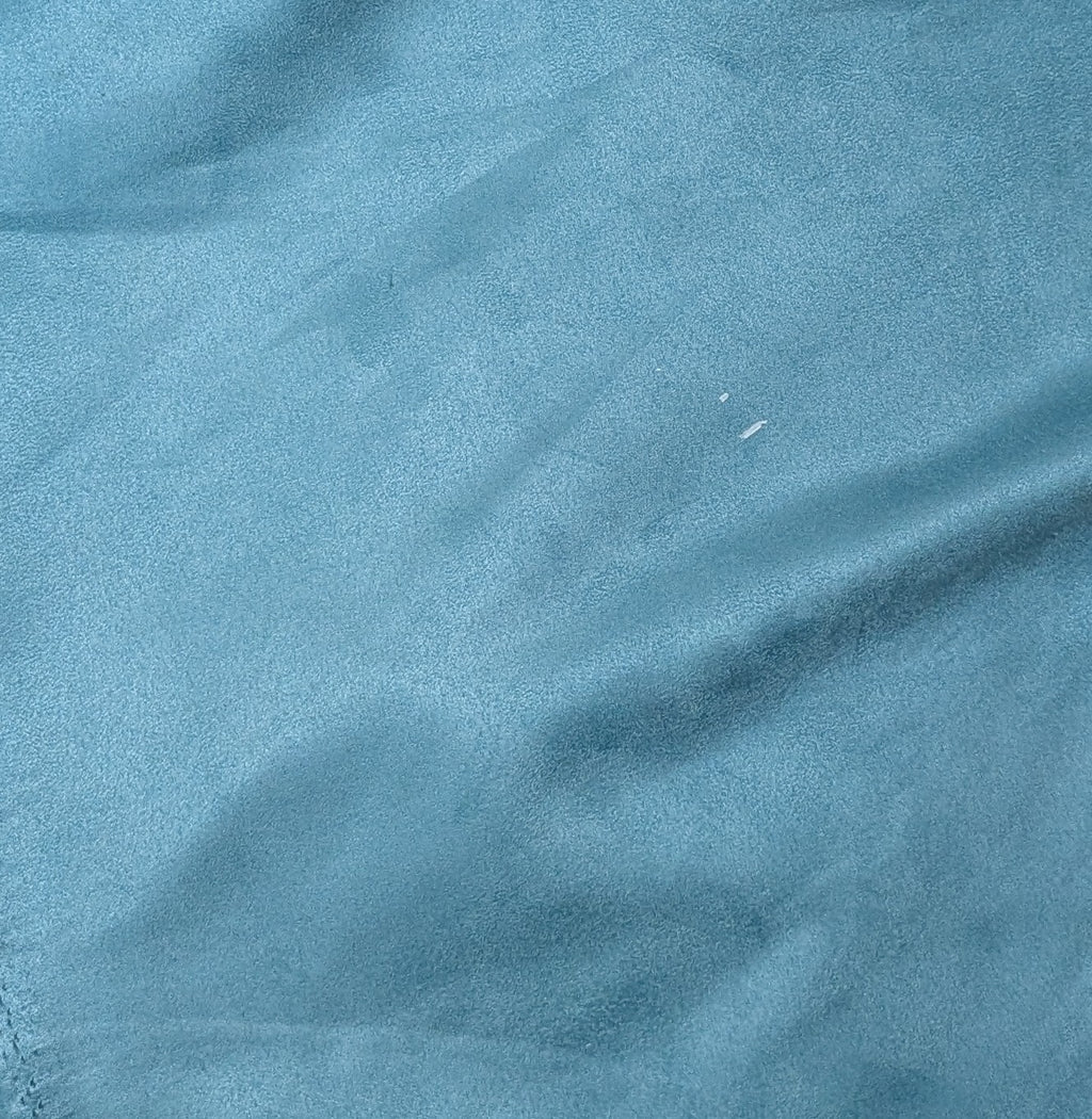 Teal Suede fabric 12