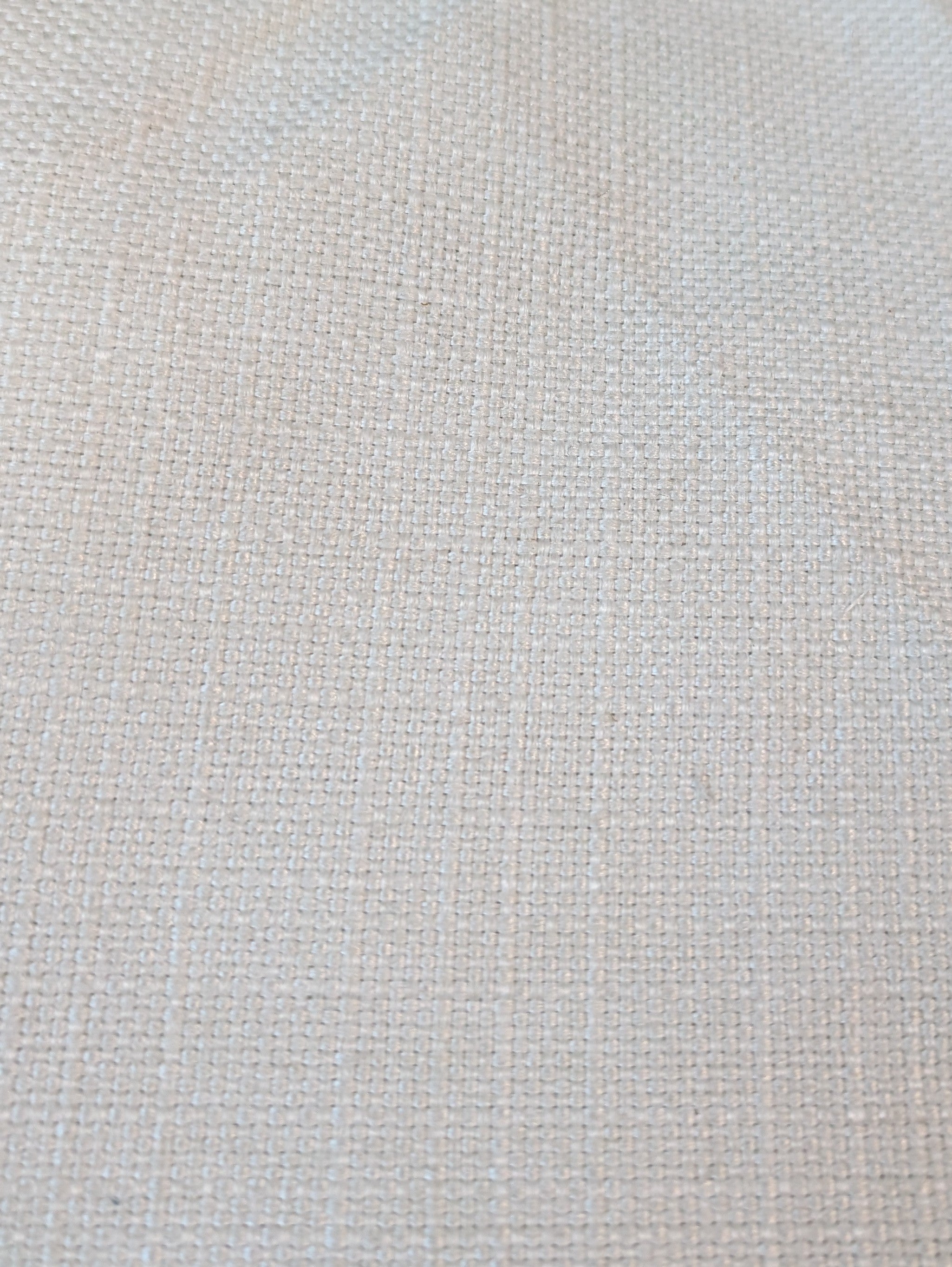 Linen Look White fabric 19