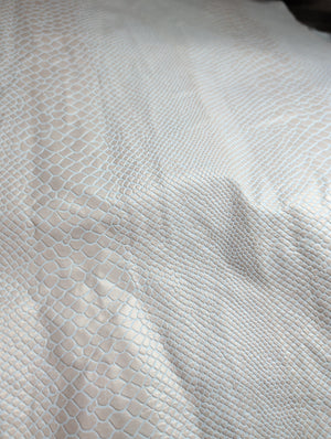 Lizard Leather Oyster  fabric 25