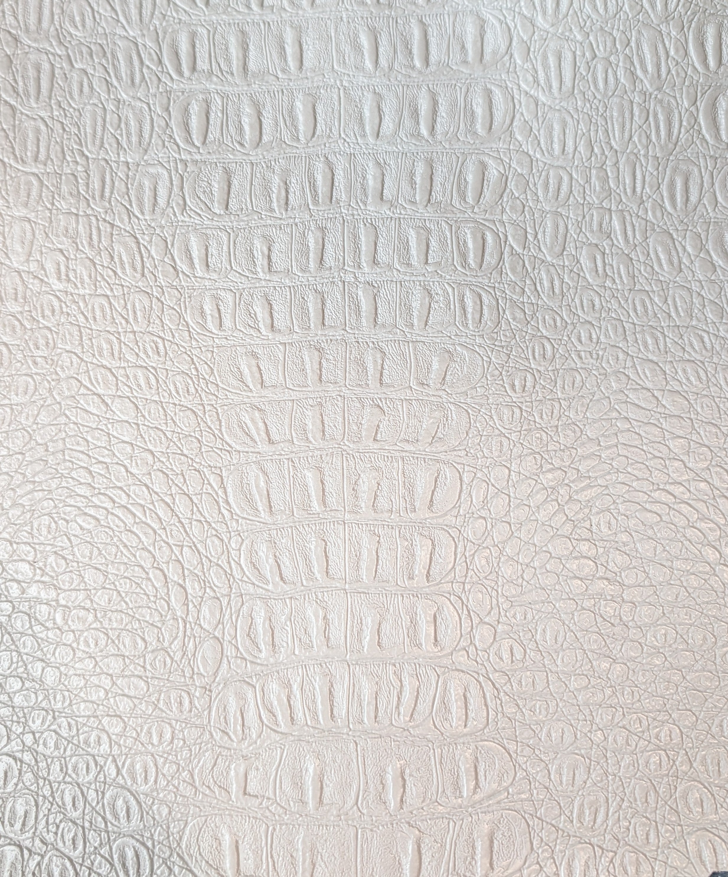 White Snake Skin Leather fabric 33