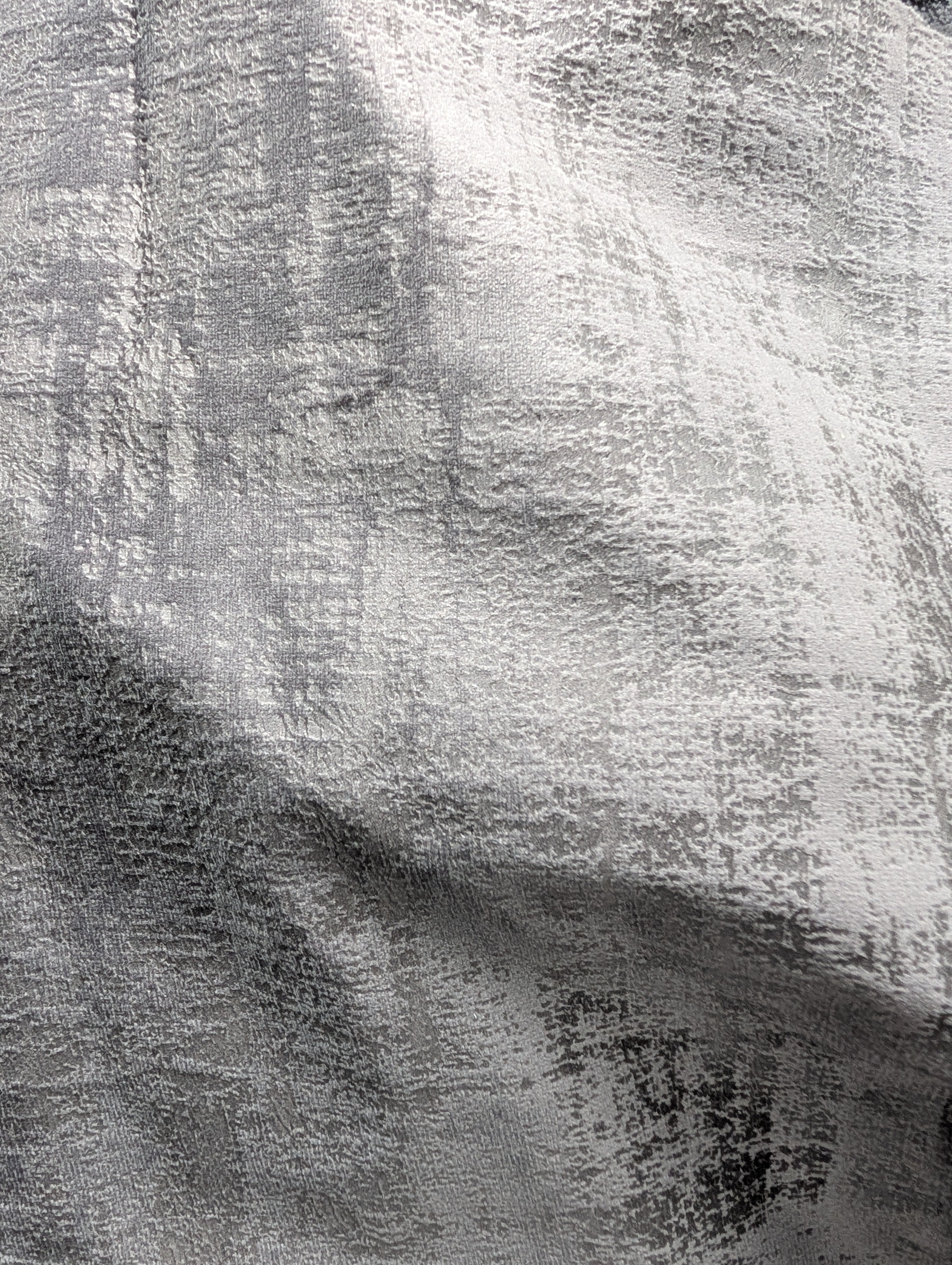 Oblique Grey Velvet fabric 50
