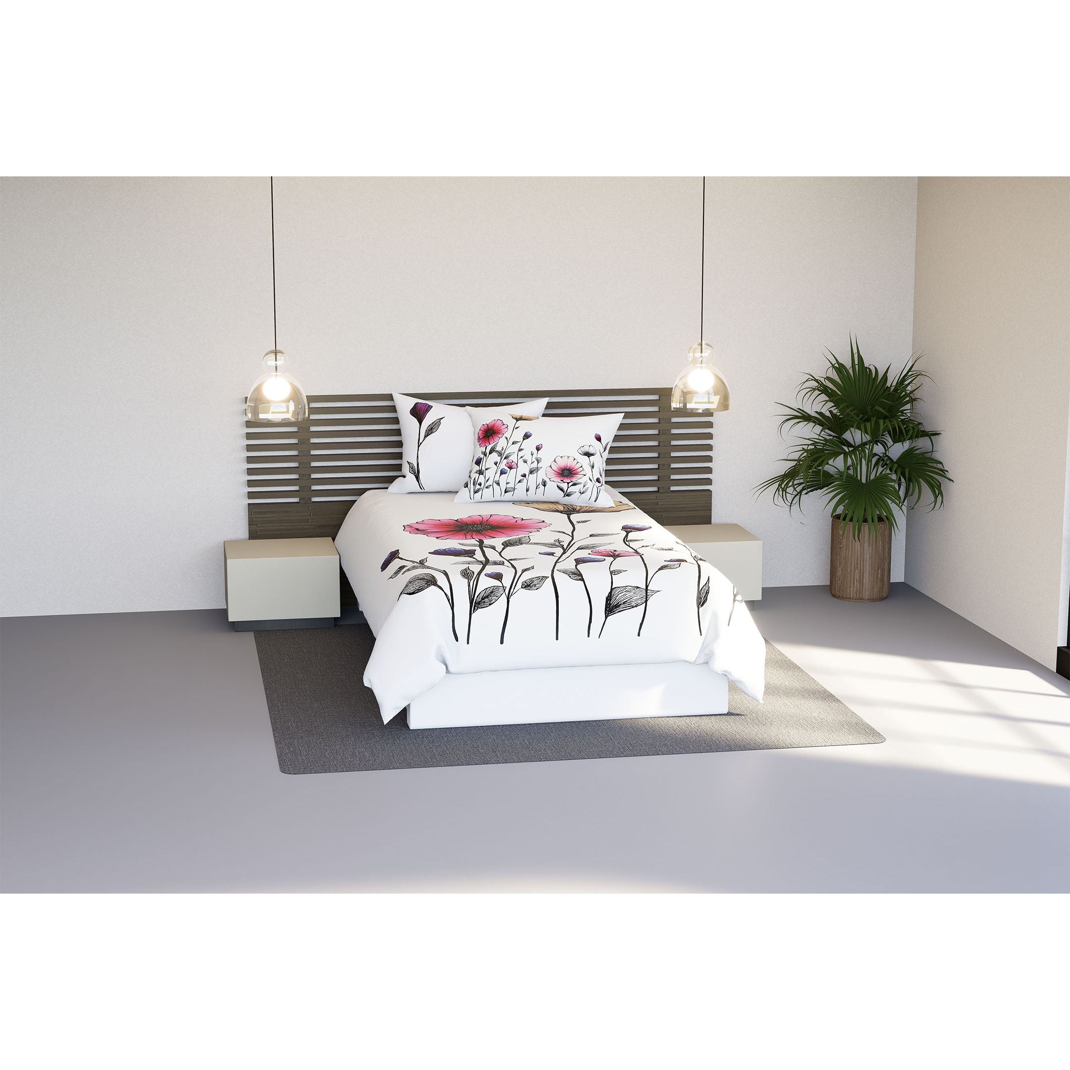 Floral Frenzy Duvet Cover Bedding Set