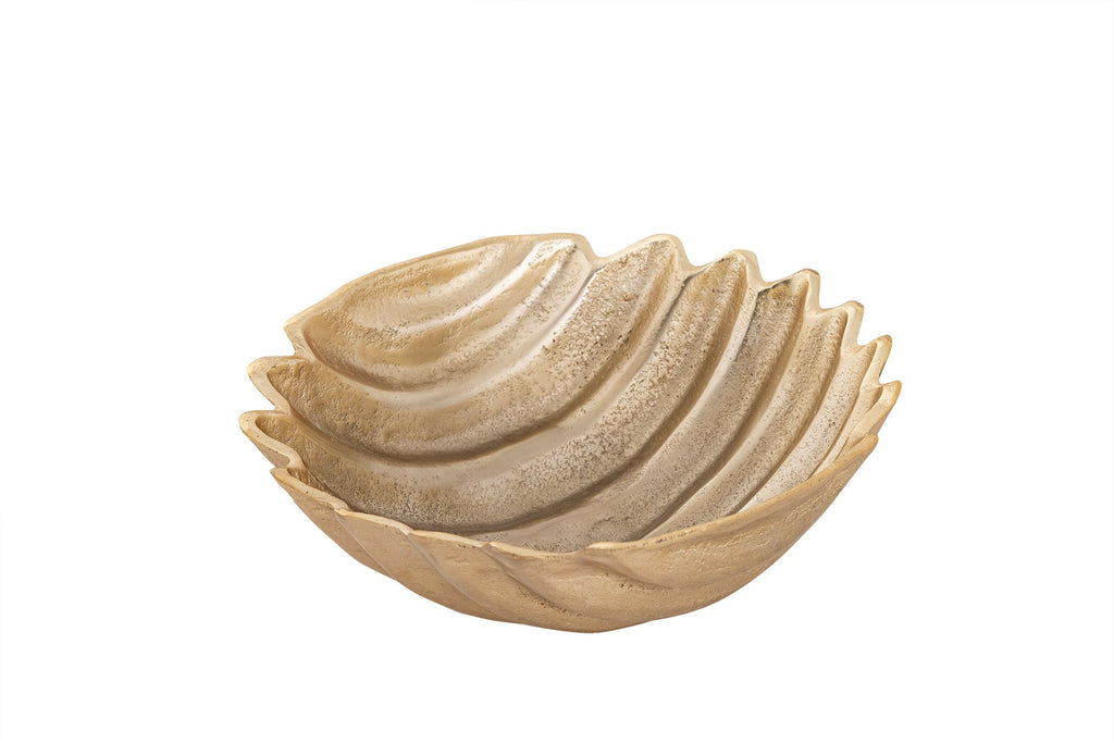 Gold Linear Bowl, 10"D