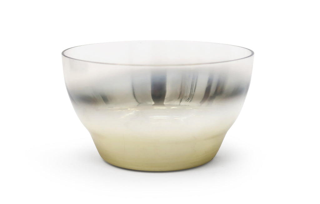 Set of 6 Dessert Bowls with Gold Ombre Design, 4"D