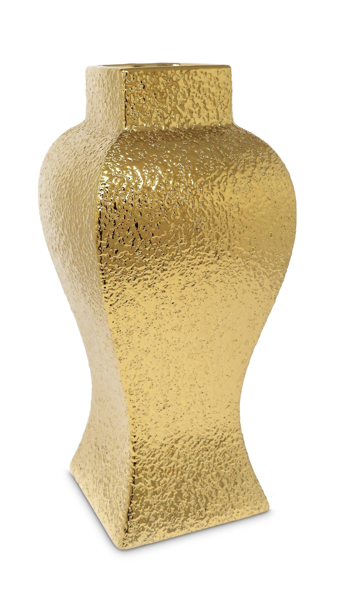 Hammered Gold Ginger Jar