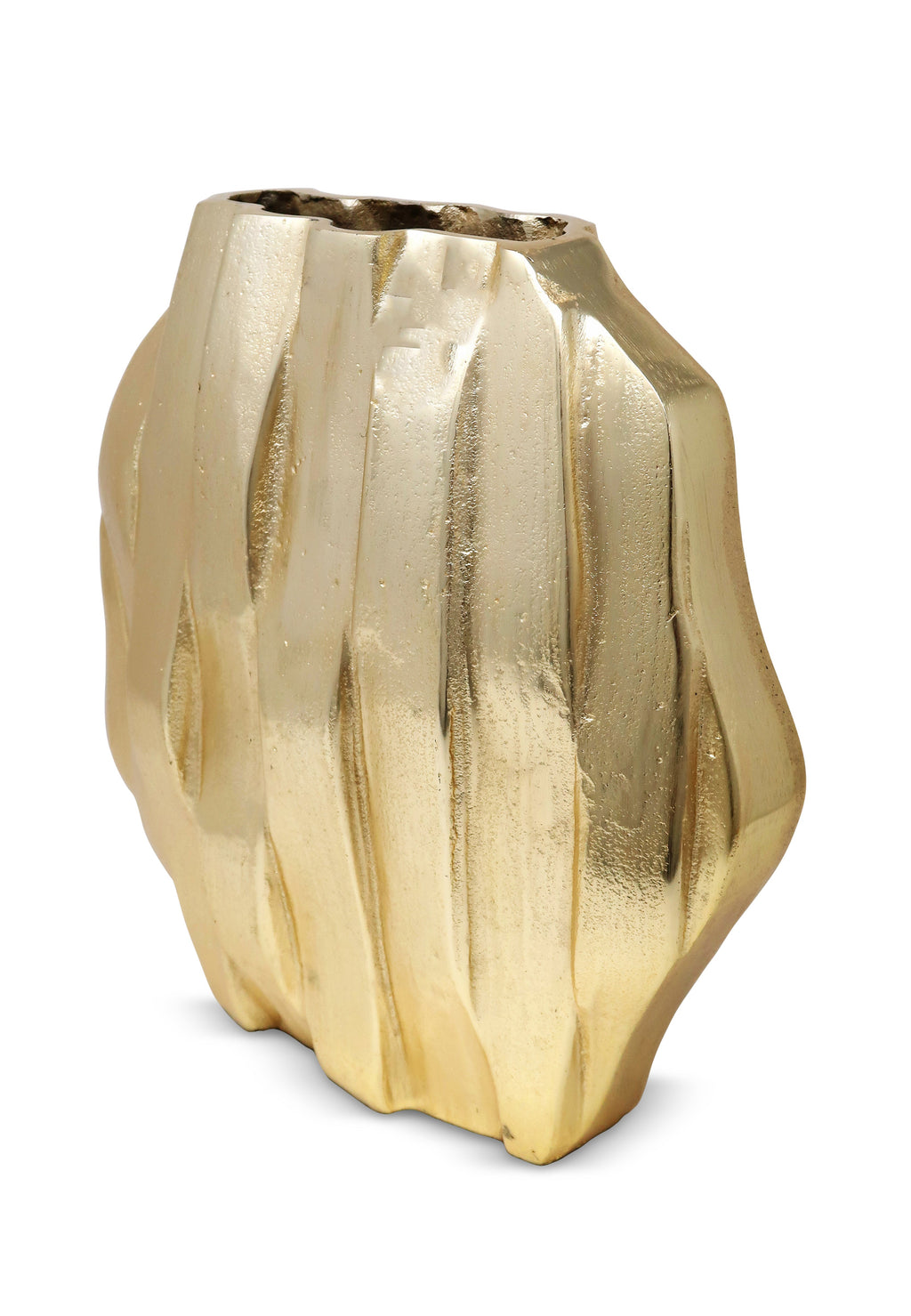 Gold Dimensional Vase