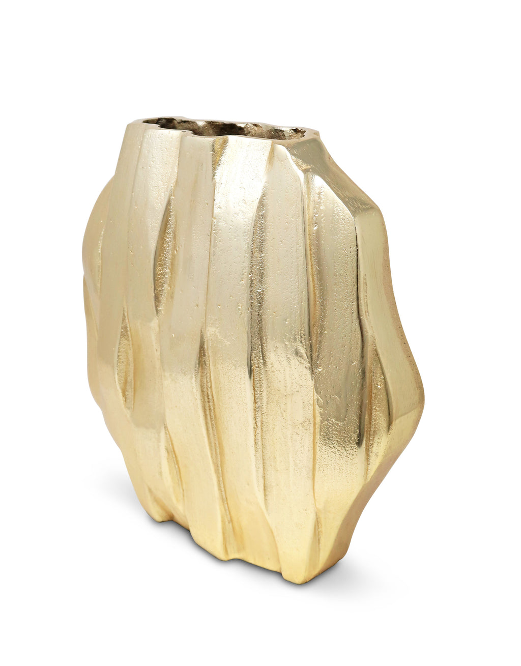 Gold Dimensional Vase
