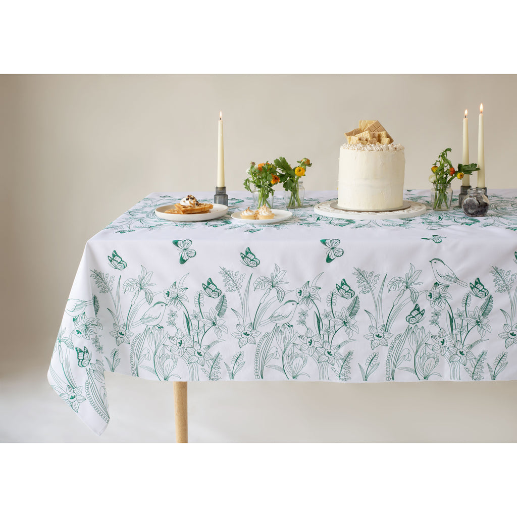 Garden Tablecloth Green