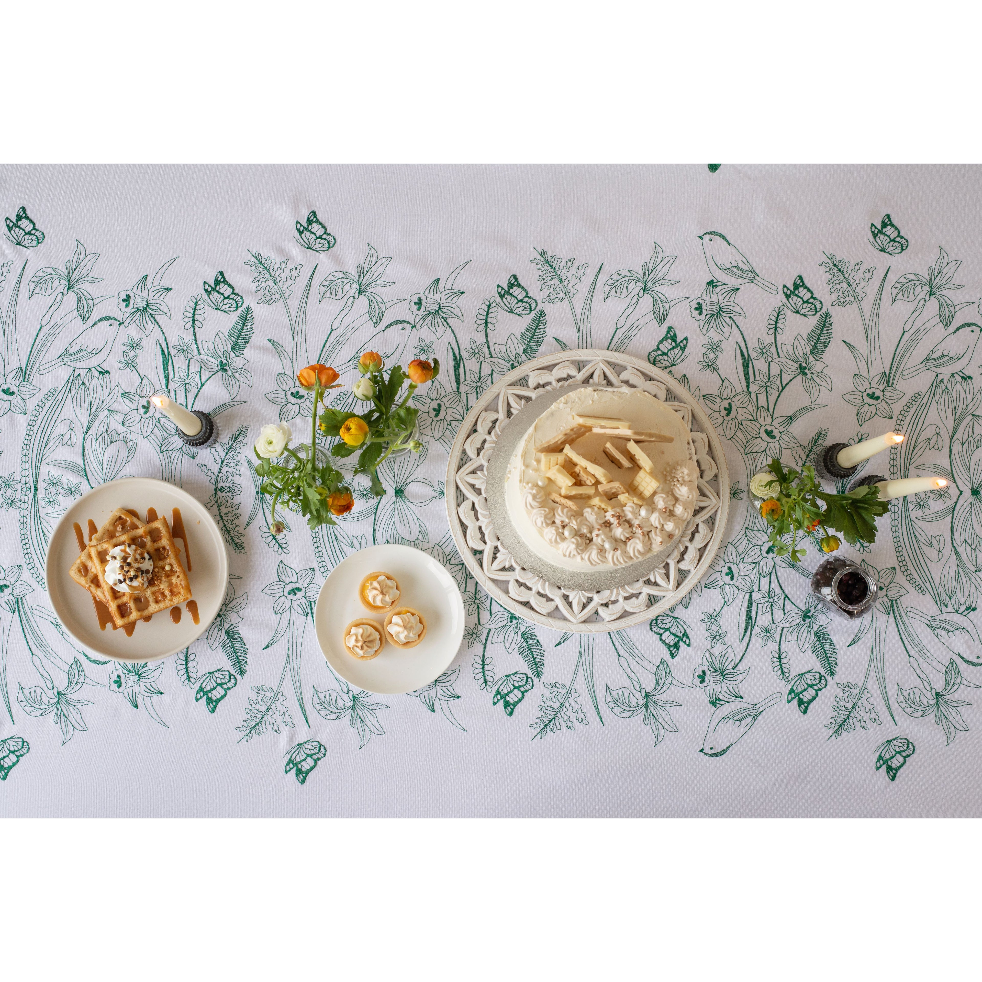 Garden Tablecloth Green