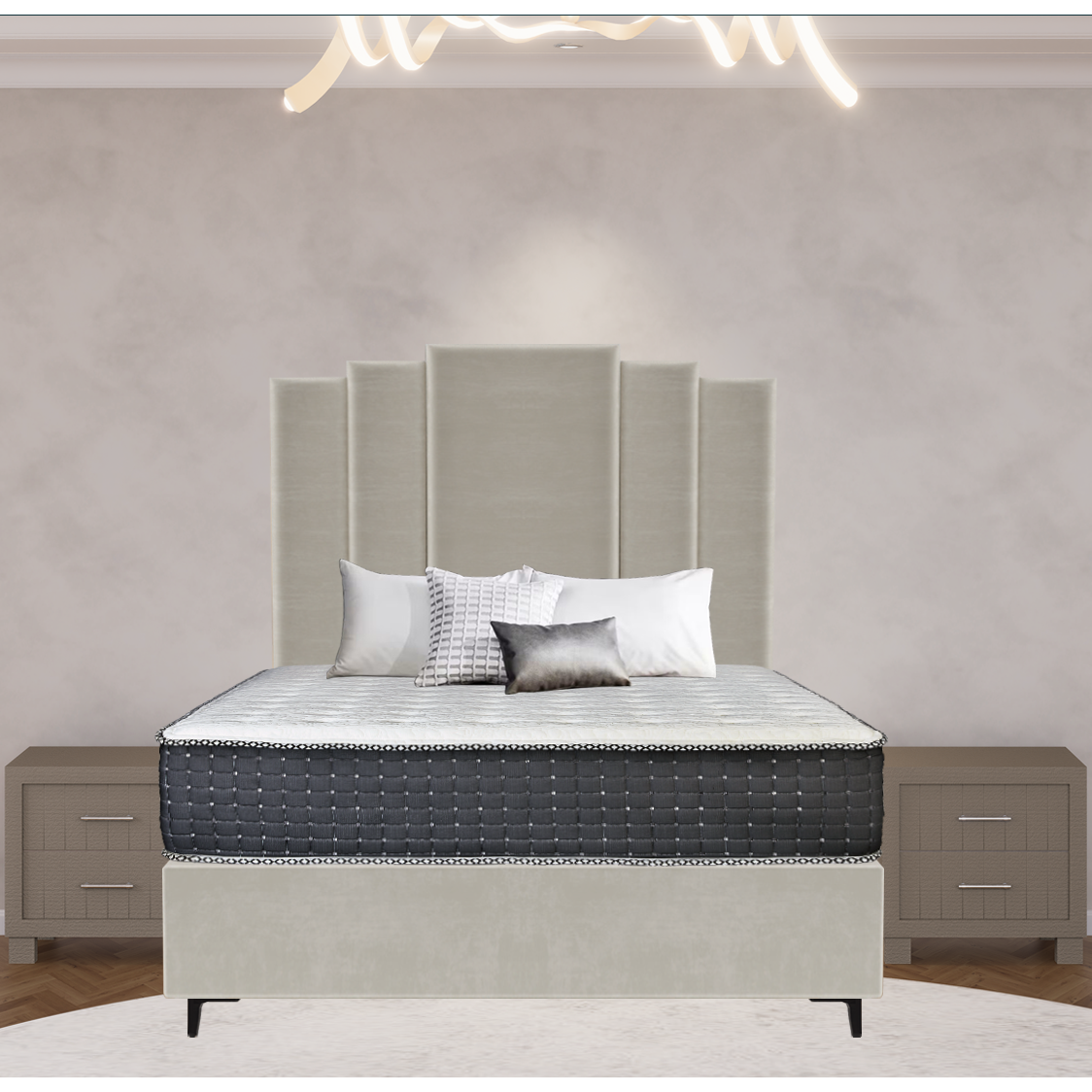 Heirloom Skyline Bed and Headboard