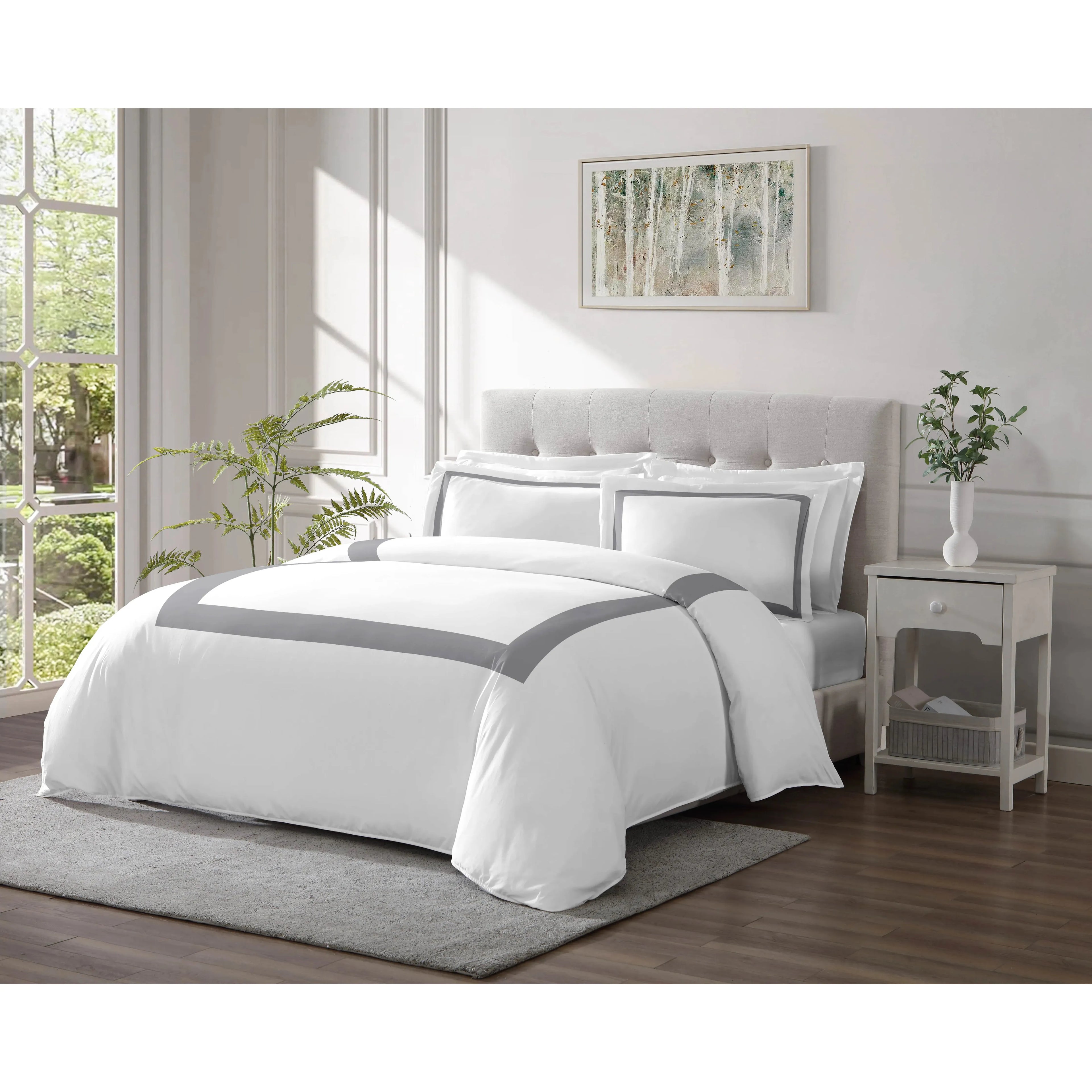 Hotel Style White and Grey