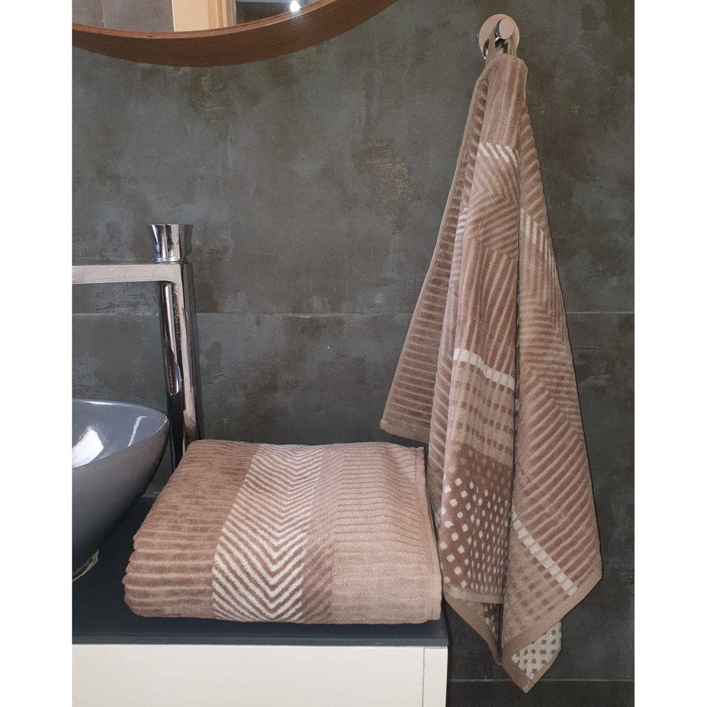 Dots Towel Brown