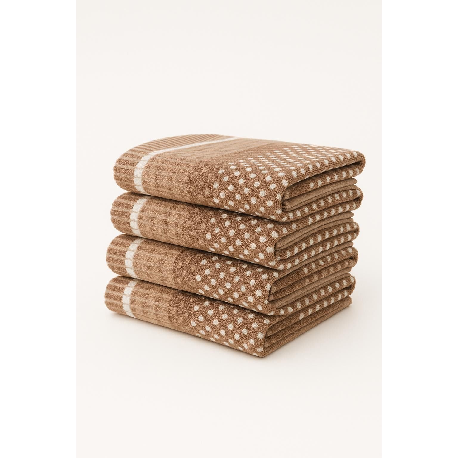 Dots Towel Brown