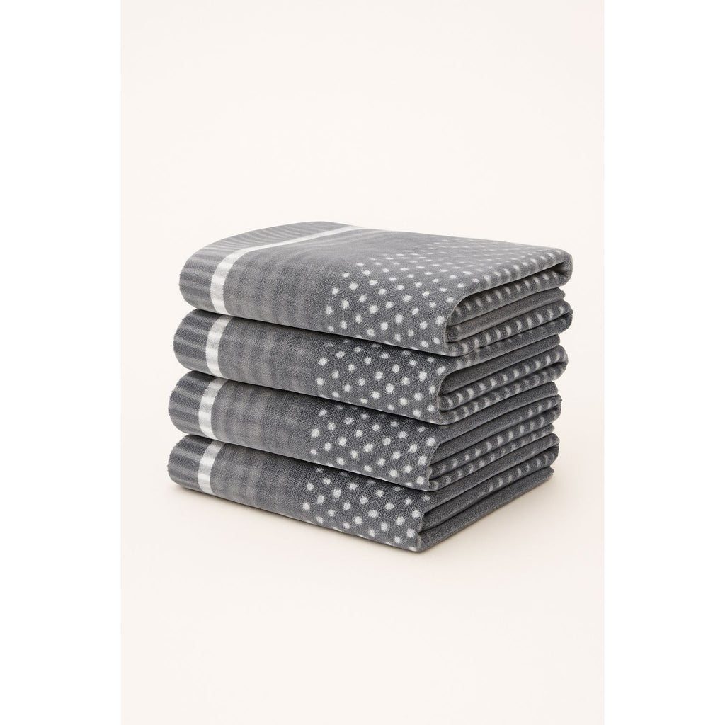 Dots Towel Grey
