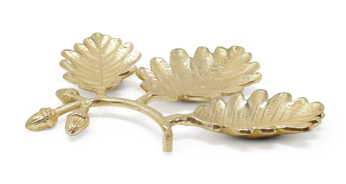3 Sectional Leaf Dish