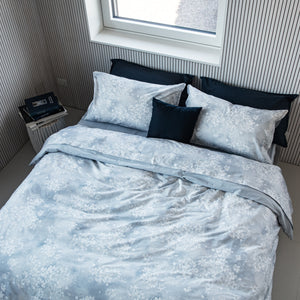Azure Blossom Duvet Cover Bedding Set