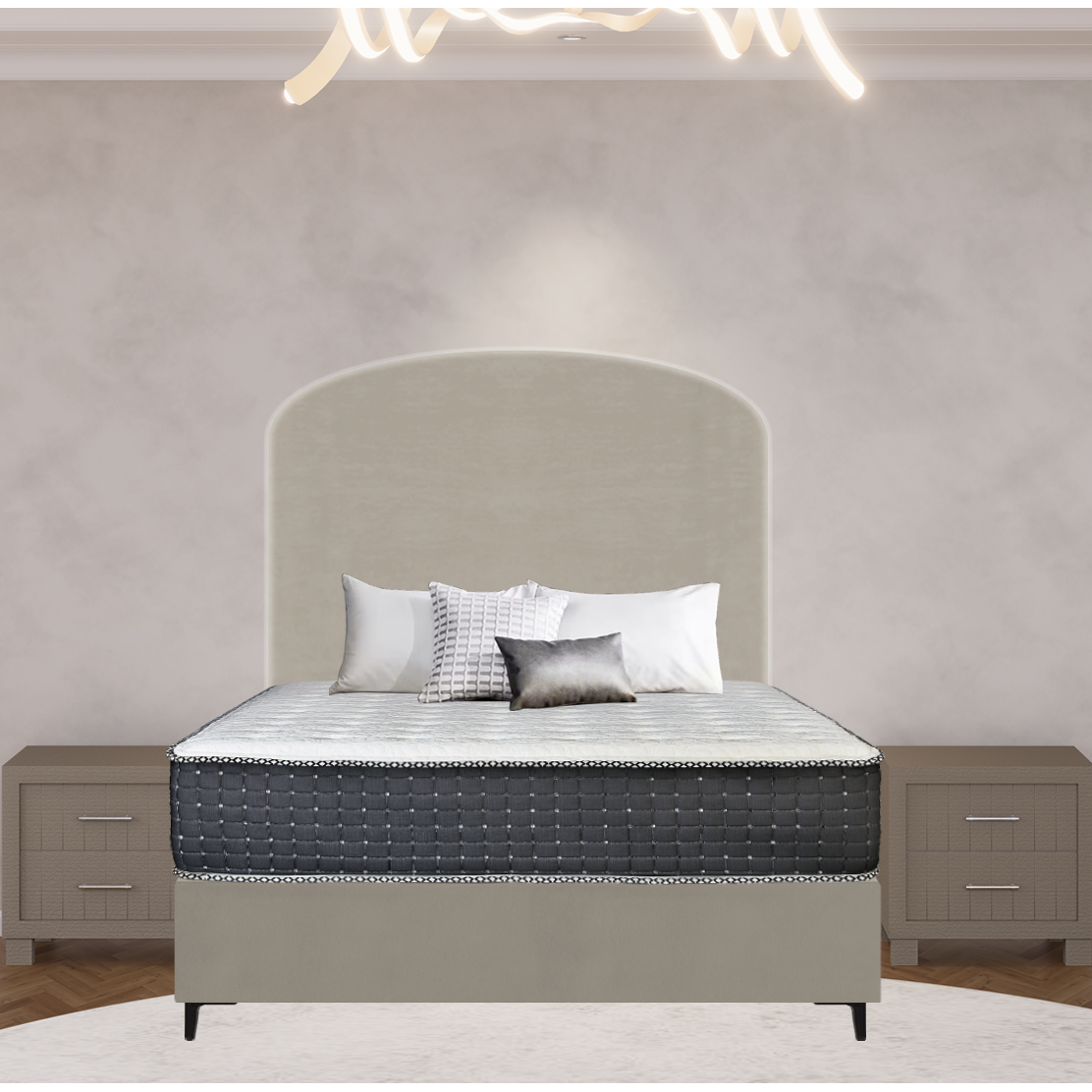 Meridian Skyline Bed and Headboard