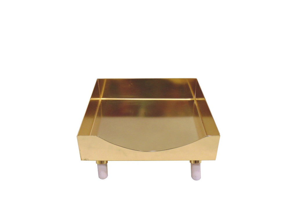 Napkin Holder on Marble Legs, 7"L x 7"W