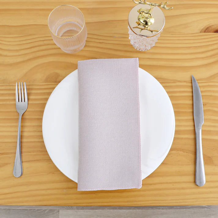 Linen Look Harvest Weave Rose Napkin