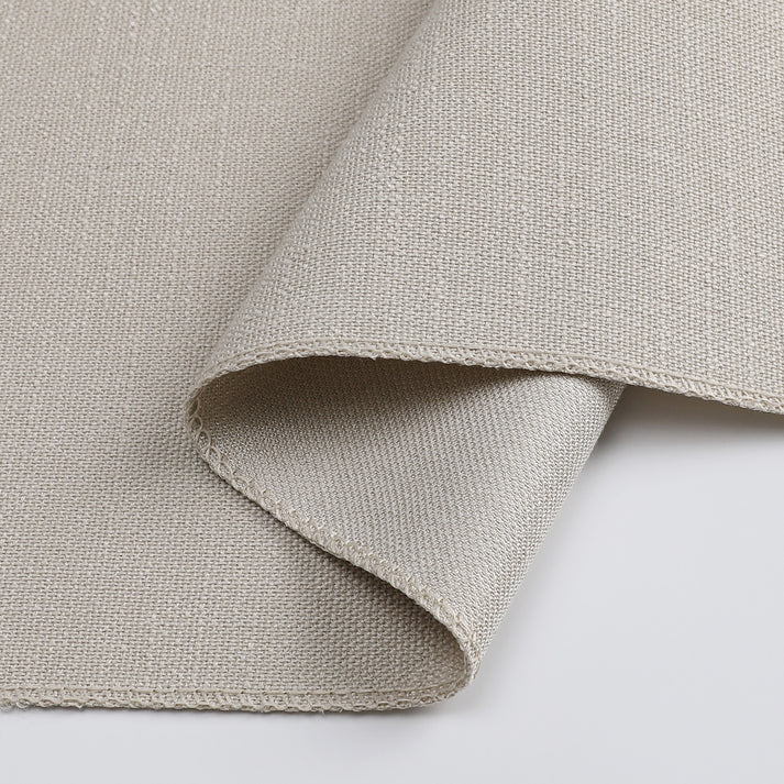 Linen Look Harvest Weave Taupe Tablecloth or Liner