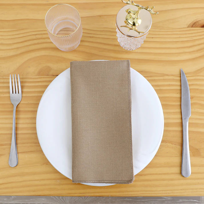 Linen Look Harvest Weave Gold Tablecloth or Liner