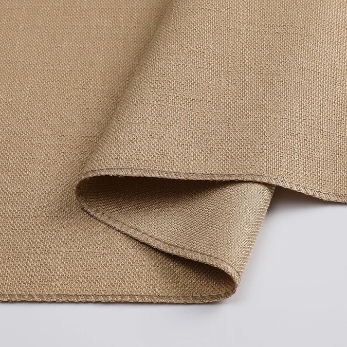 Linen Look Harvest Weave Gold Tablecloth or Liner