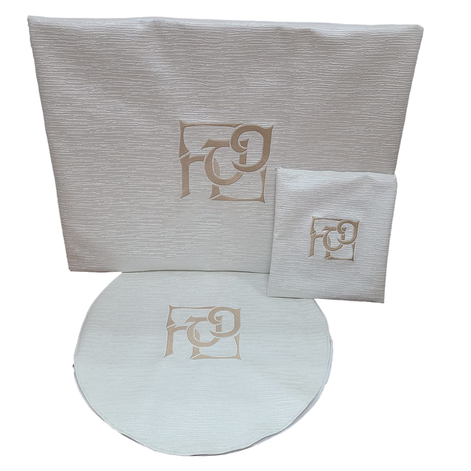 Pesach Set - White Vinyl Gold