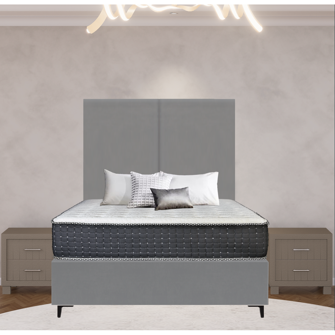 Ontario Skyline Bed and Headboard