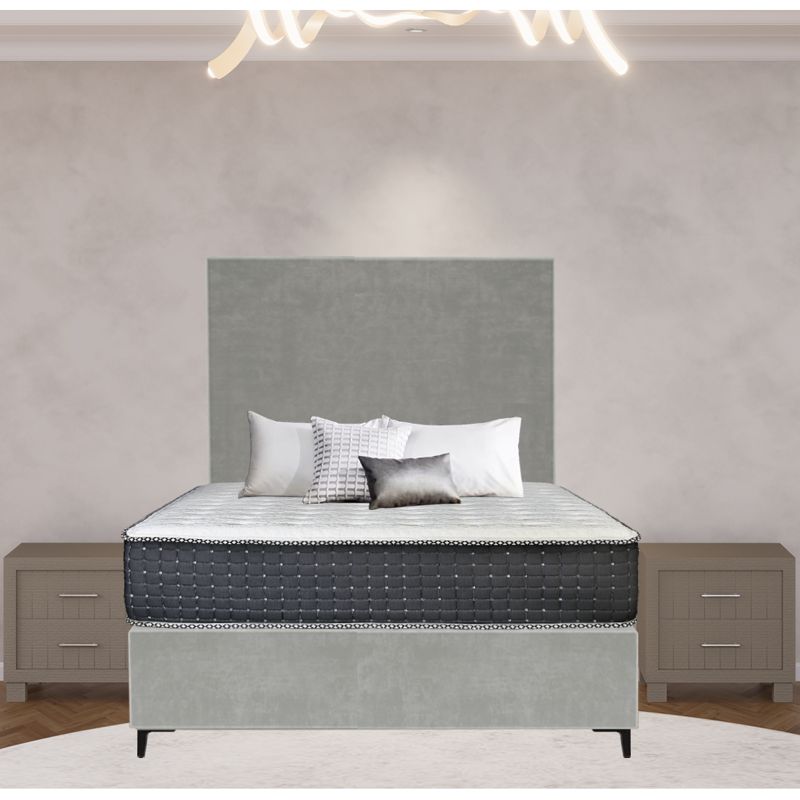 Orlando Skyline Bed and Headboard