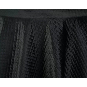 Quilted Velvet Black